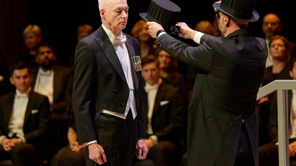 Paasikivi received his doctor's hat