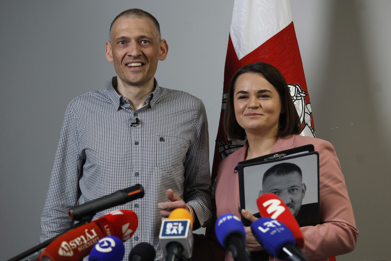 Belarus Opposition Figure Tichanovskij Released,