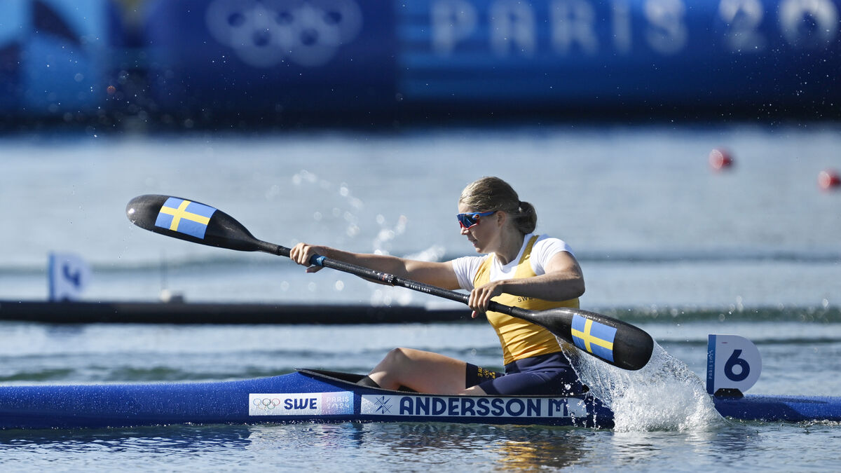 Silver for Andersson, barely a second away from gold