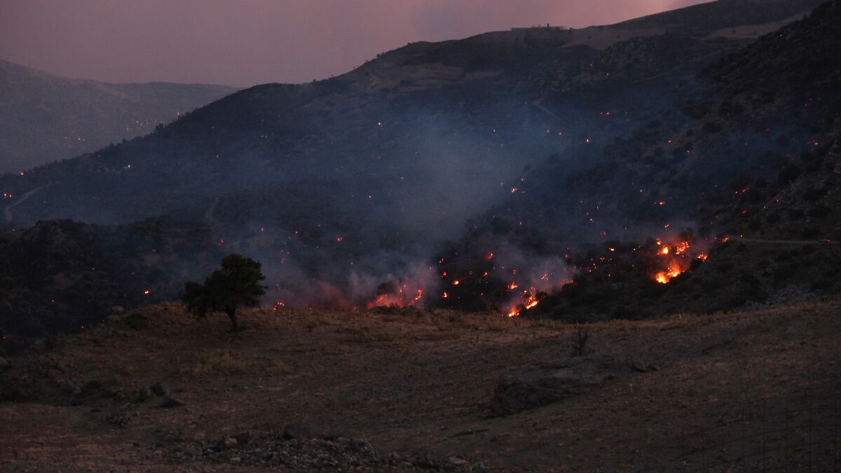 Crete wildfires force thousands to