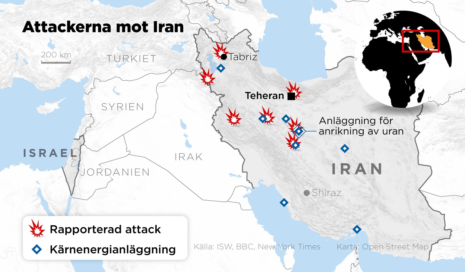 Israel Attacks Iran's Nuclear Sites