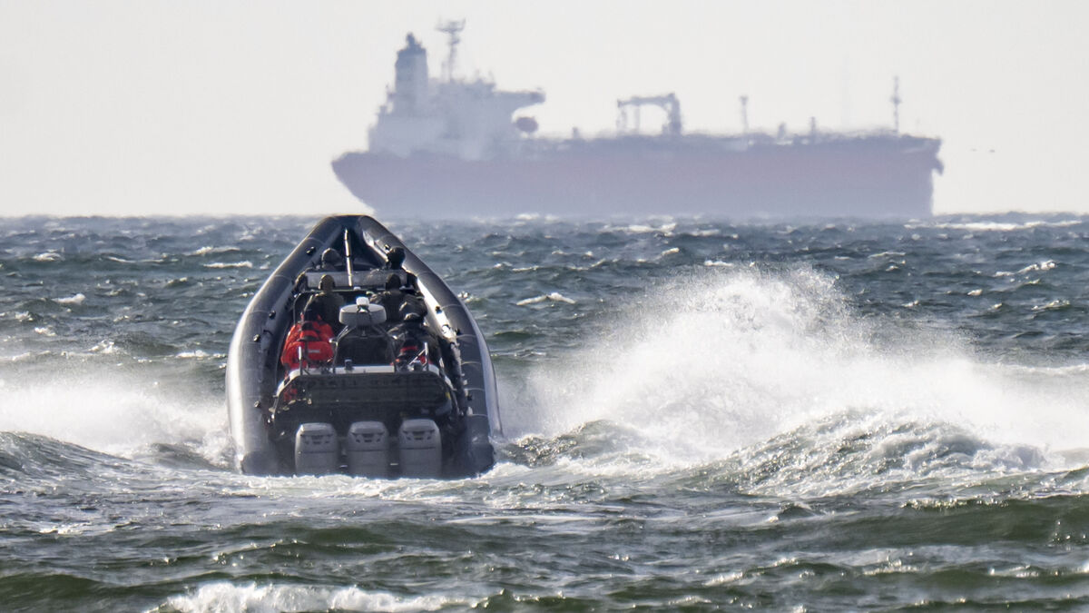 Suspected shadow ship not allowed to sail further