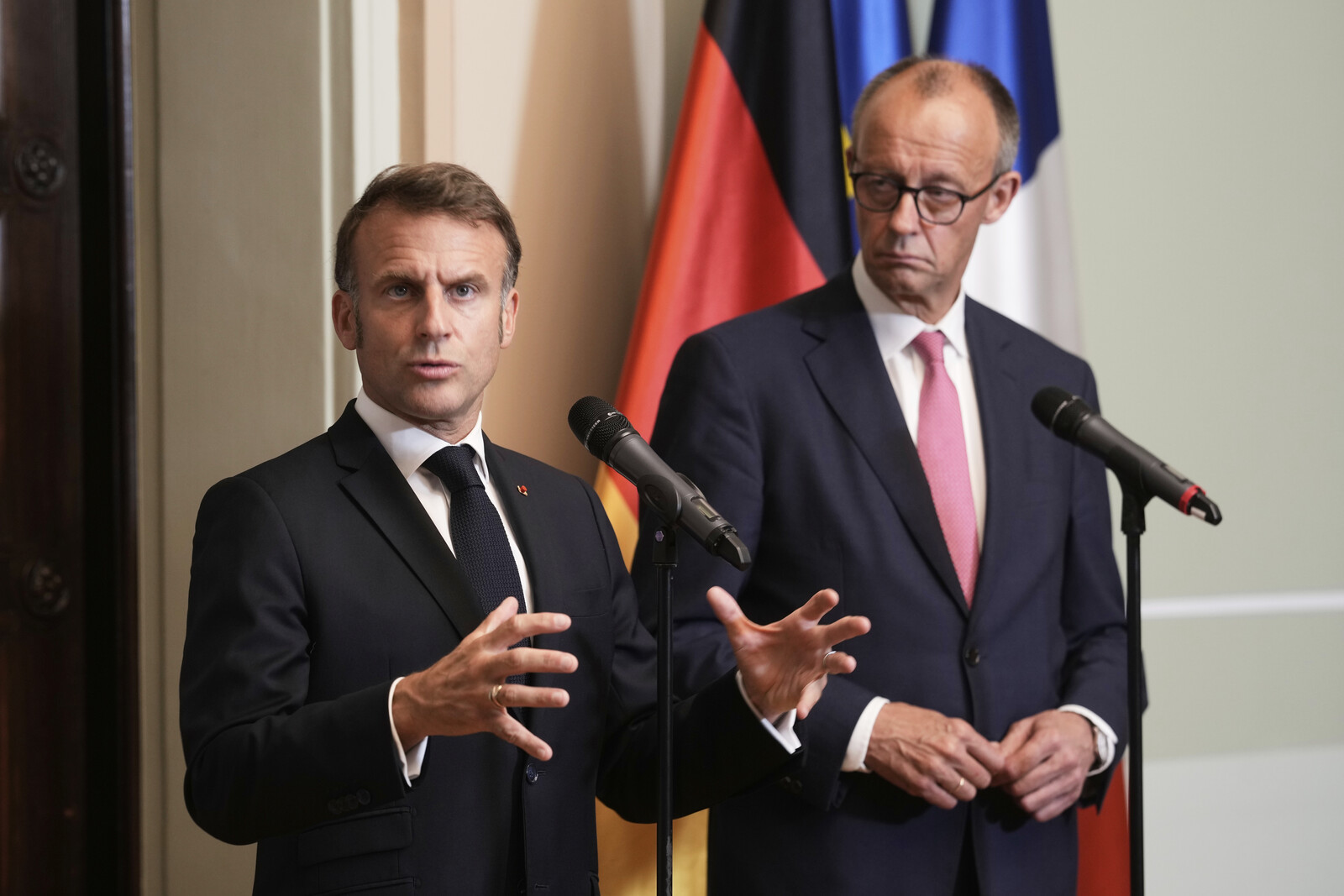 Macron and Merz Denounce Hostage