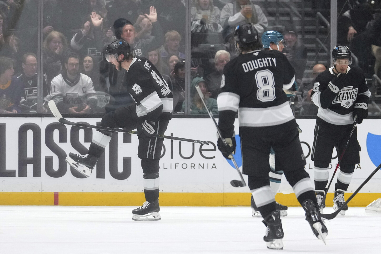 Kempe Scores Twice as Kings Set New Home Win Record