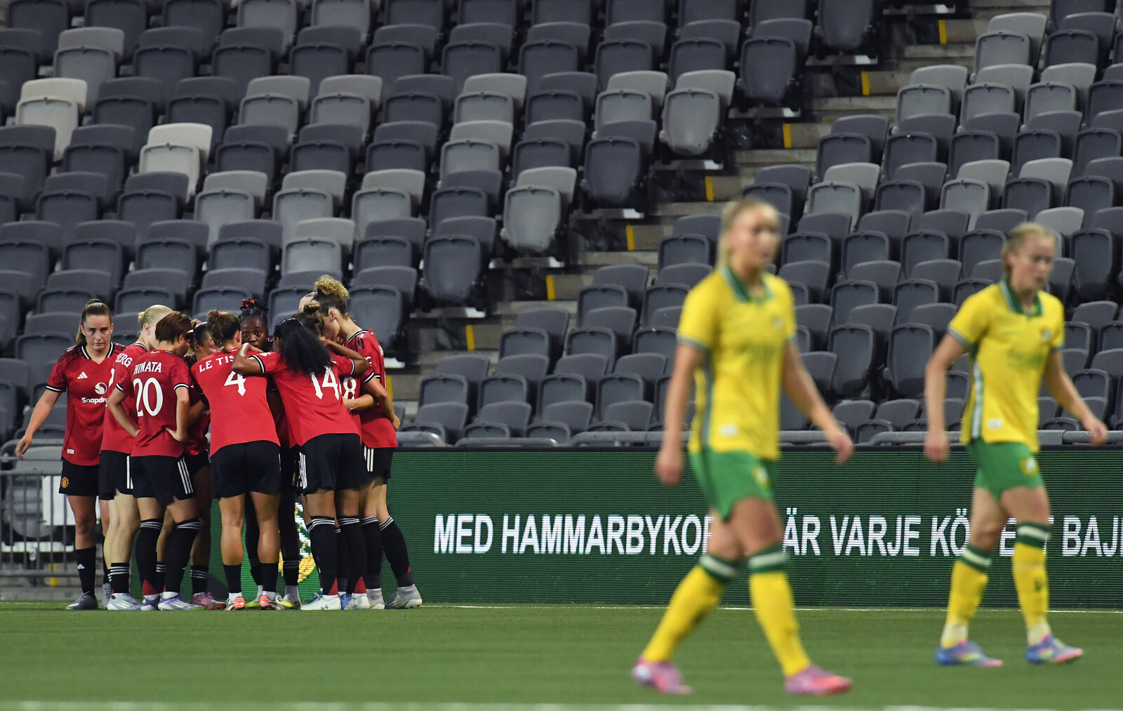 Hammarby Exits Champions League Qualifying After 0-1 Loss to Man United