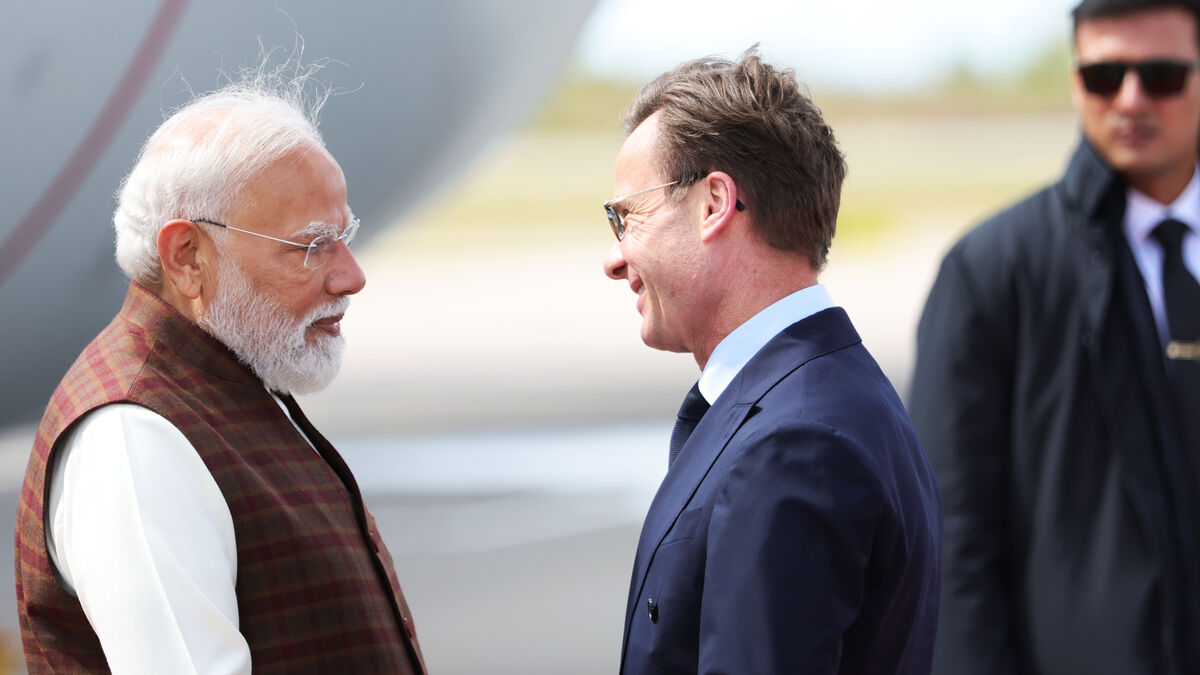 India's Modi visits Sweden, wants to strengthen ties