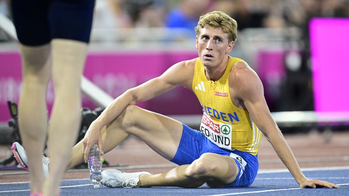 Oskar Edlund misses European 400m hurdles bronze by one-tenth of a second