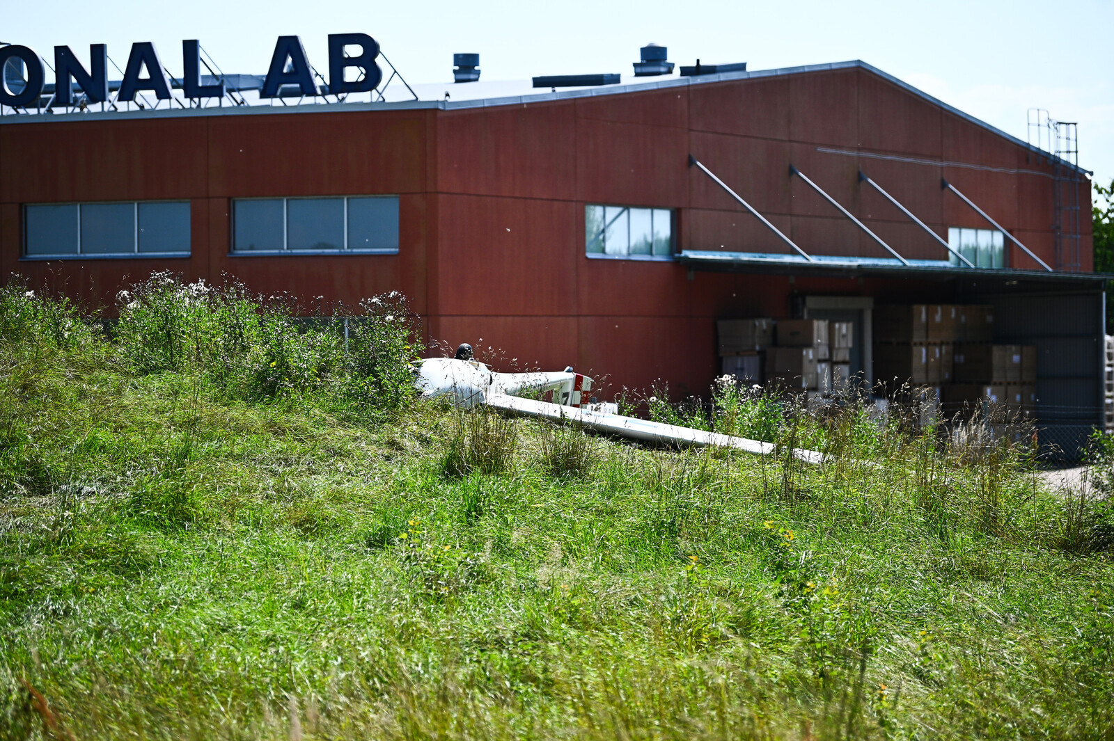 Glider Plane Crash at Halmstad