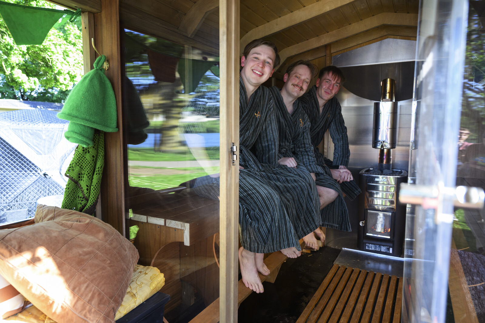 KAJ Enjoys Long-Awaited Sauna Experience in Basel