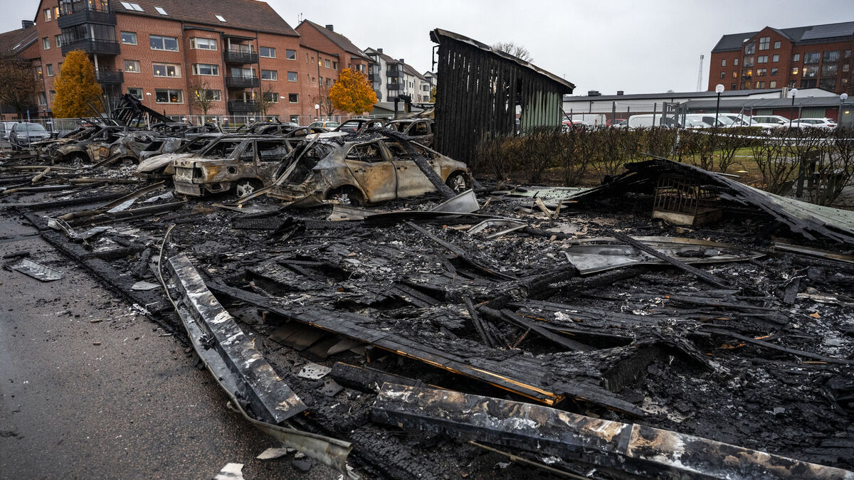 Violence-promoting network cheered as 15-year-old burned cars in Ängelholm