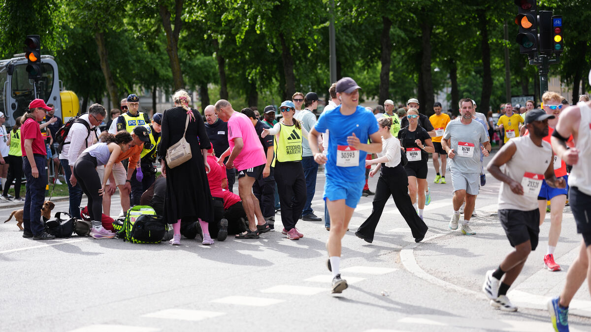 Serious medical incident at Stockholm Marathon after runner suffers cardiac arrest