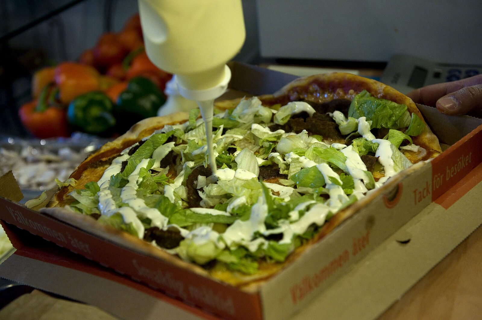 So you throw away the leftovers after New Year's take-away food