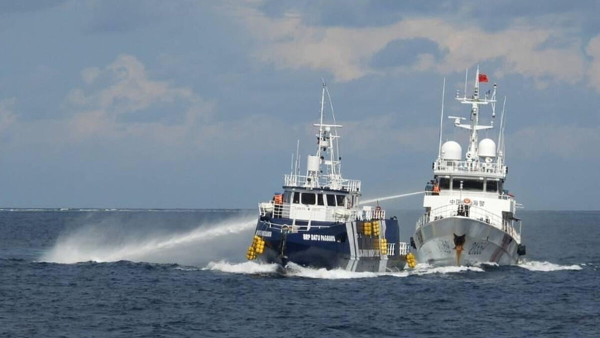 Chinese Vessel Rams and Fires