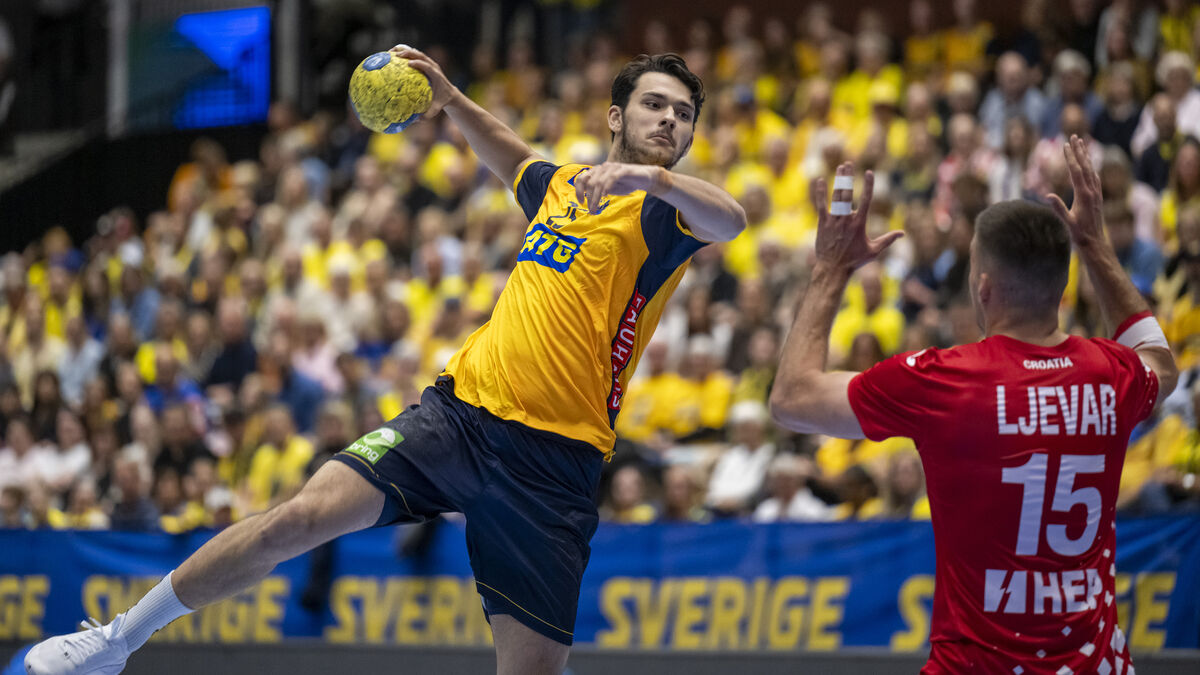 Super talent Nikola Roganovic's goal celebration when Sweden lost to Croatia