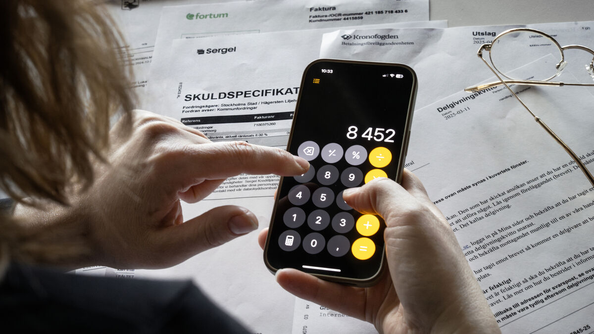 Share of debt collection claims against people 55 and older rises in Sweden