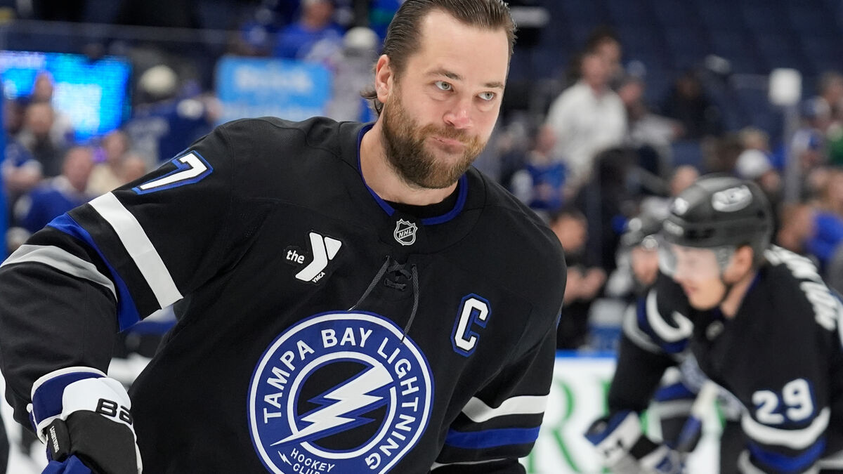 Hedman back on ice, misses start of playoffs