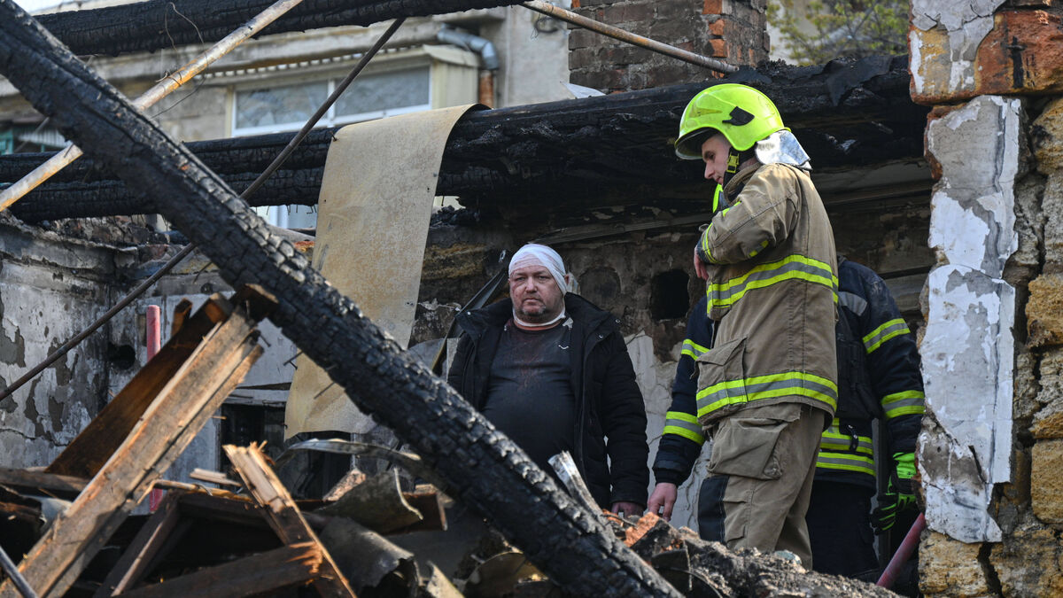 Drone attack in Odessa -