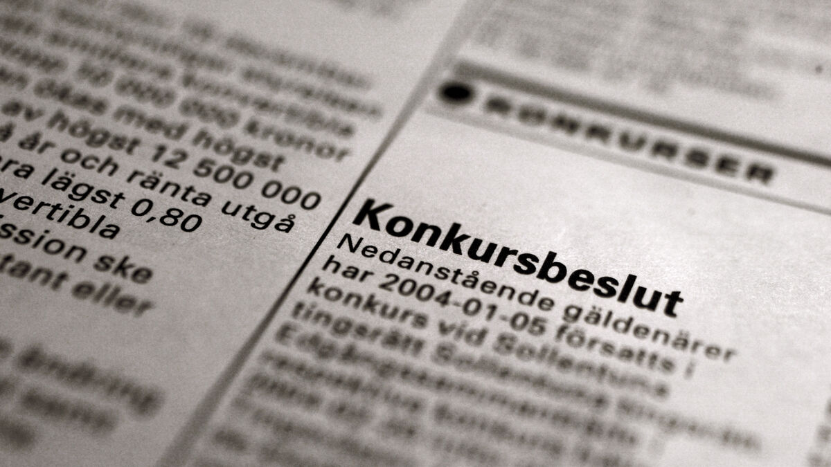 Fewer bankruptcies in November