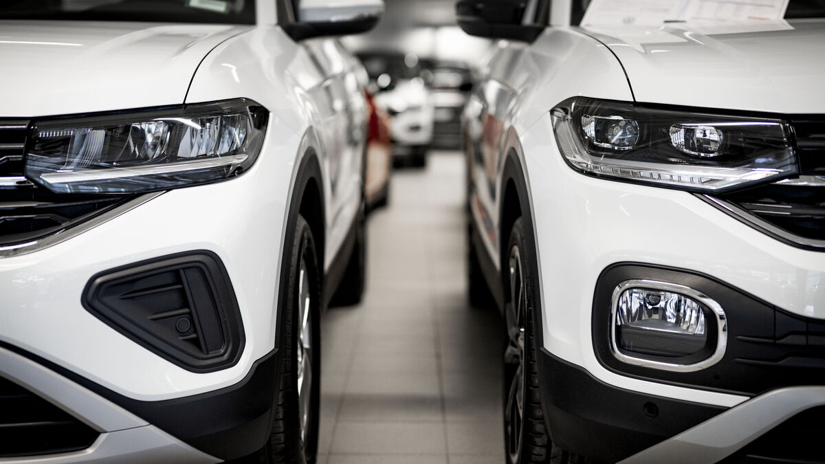 Sharp decline in car sales