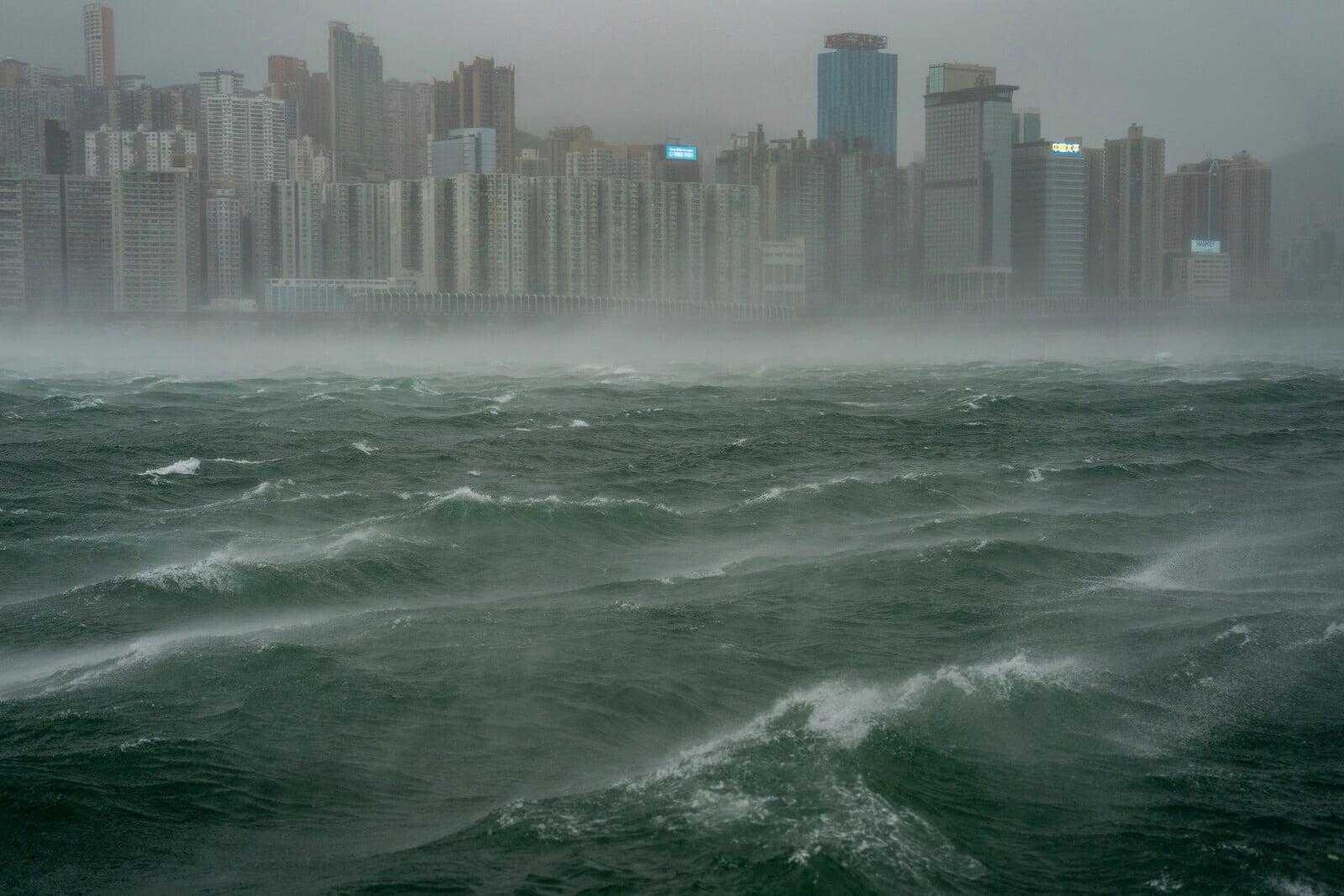 Typhoon Wipha Strikes Hong Kong: