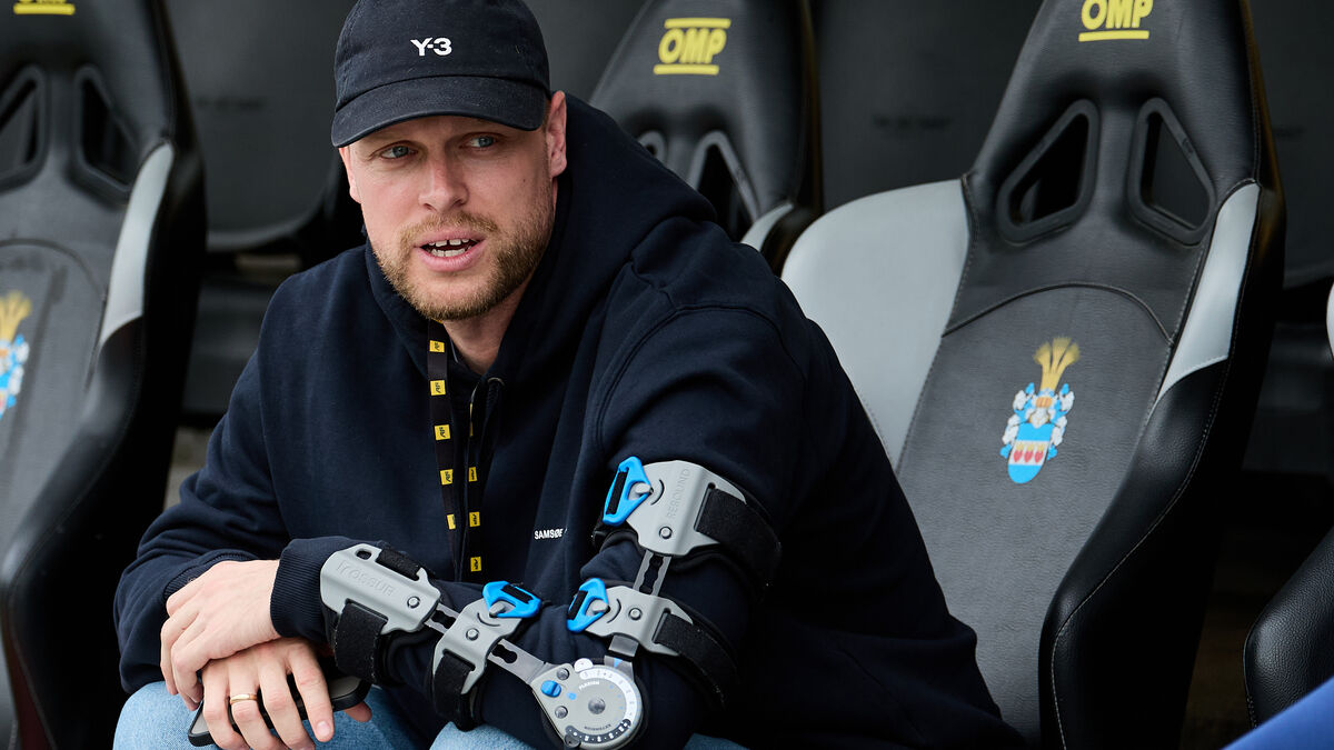 Djurgården goalkeeper Malkolm Nilsson Säfqvist