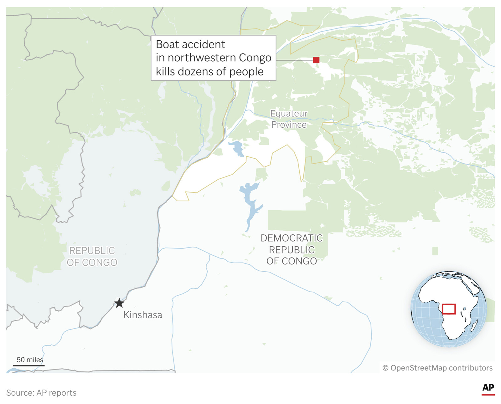 Over 100 Dead in Congo-Kinshasa
