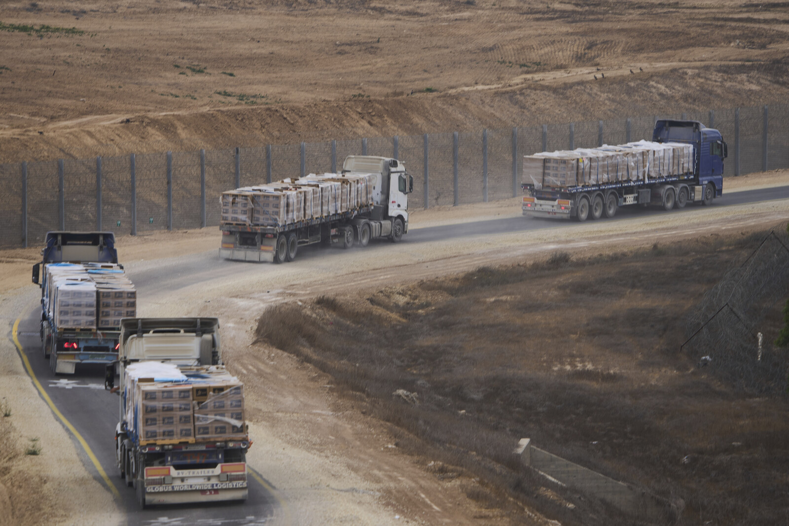 Aid Trucks to Gaza Increase