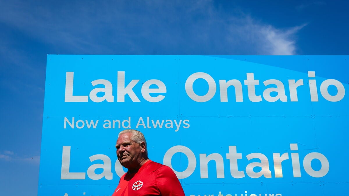 Canada taunts Trump over Lake Ontario rename as Ford unveils Lake Ontario sign