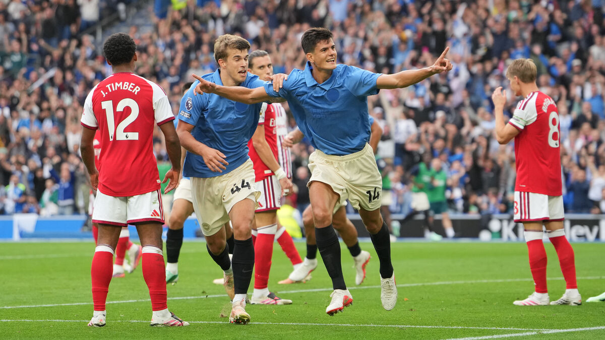 Brighton rout Arsenal 3-0 as