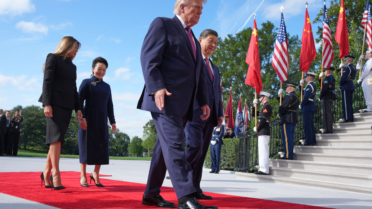 Xi arrives at White House