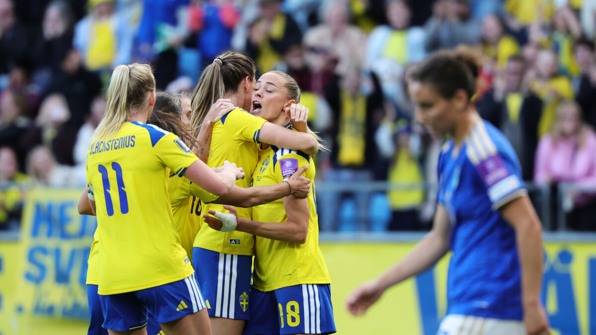 Rolfö not the most fun situation after helping Sweden avoid defeat against Italy