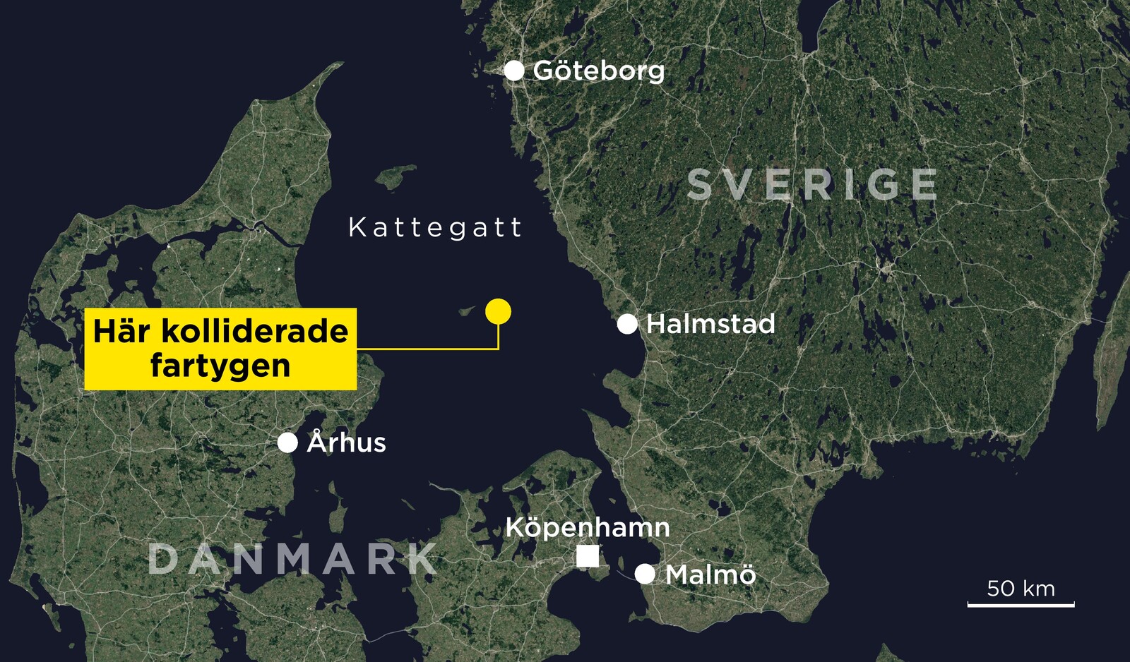 Two vessels have collided in the Kattegat | Sweden Herald