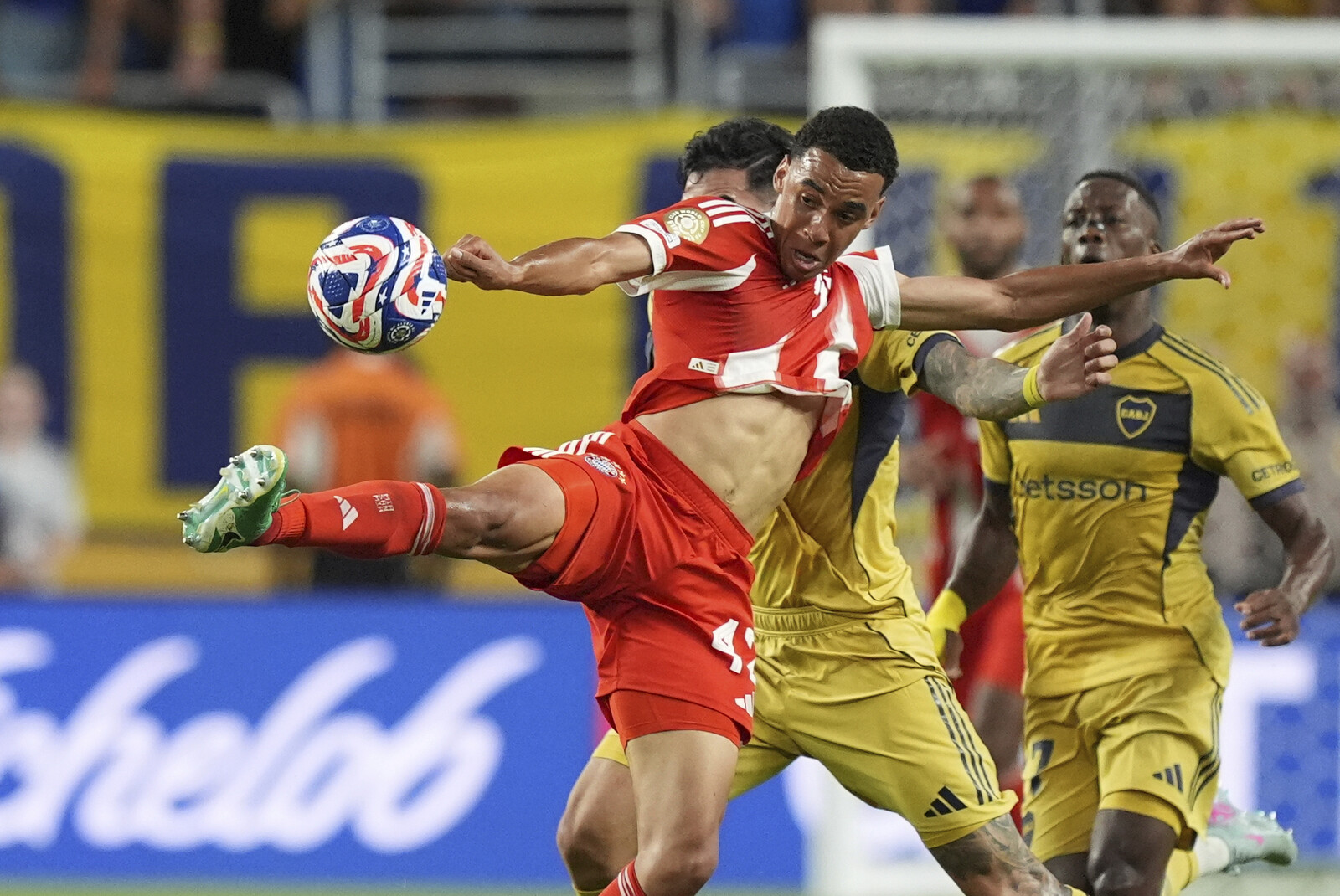 Jamal Musiala Out for Four