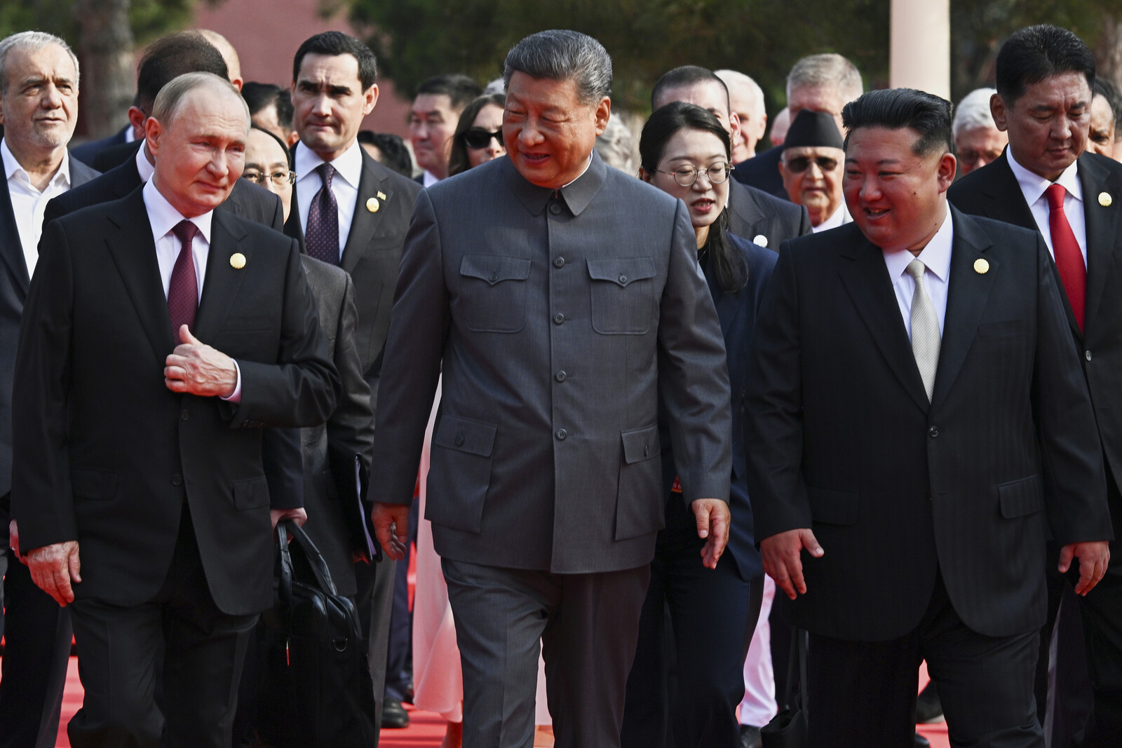 Kim, Putin, and Xi Attend China's Military Parade Unveiling New Weapons