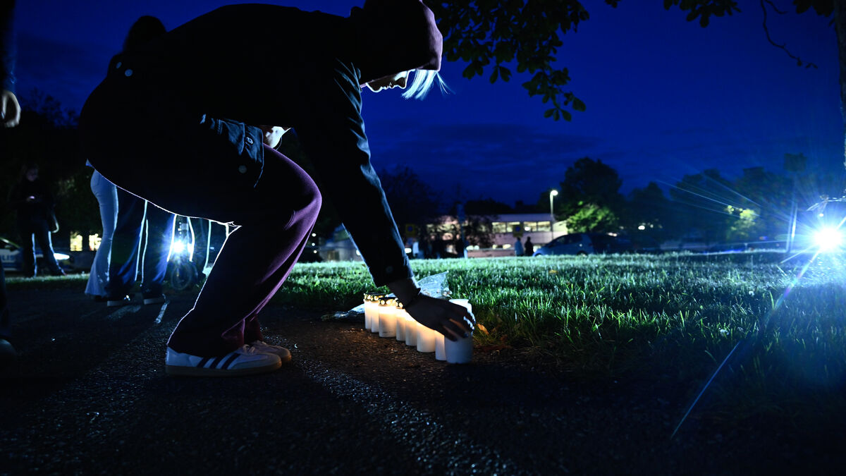 Fagersta in mourning after sword attack at Brinell School, memorial site draws crowds