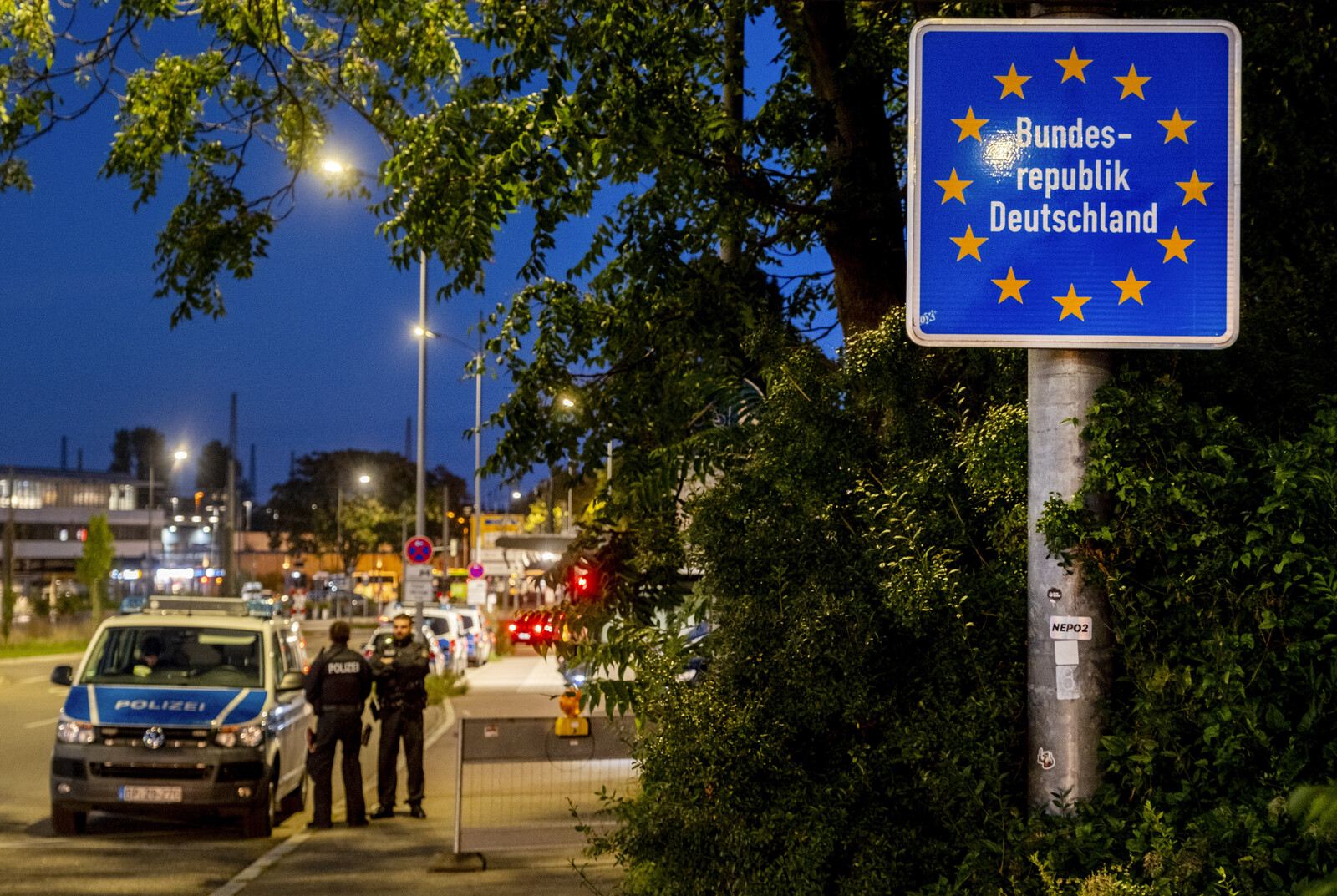 German border controls in place