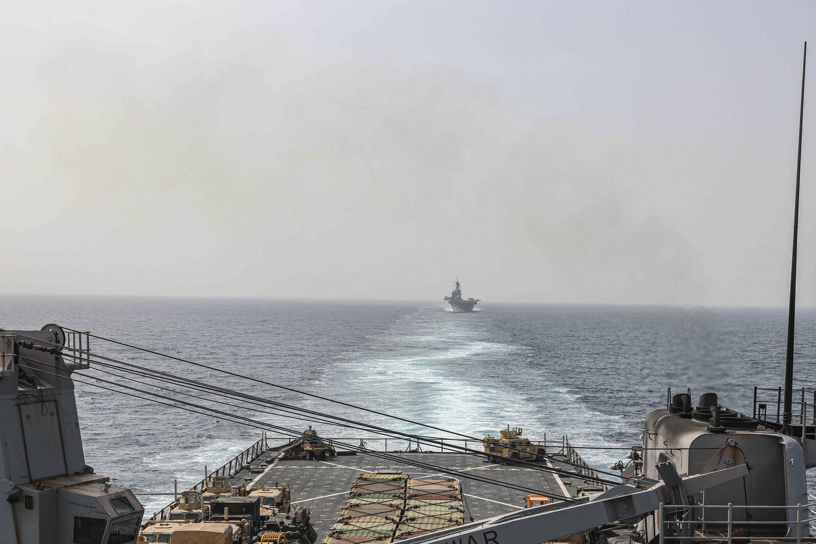 Merchant Vessel Attacked in Red
