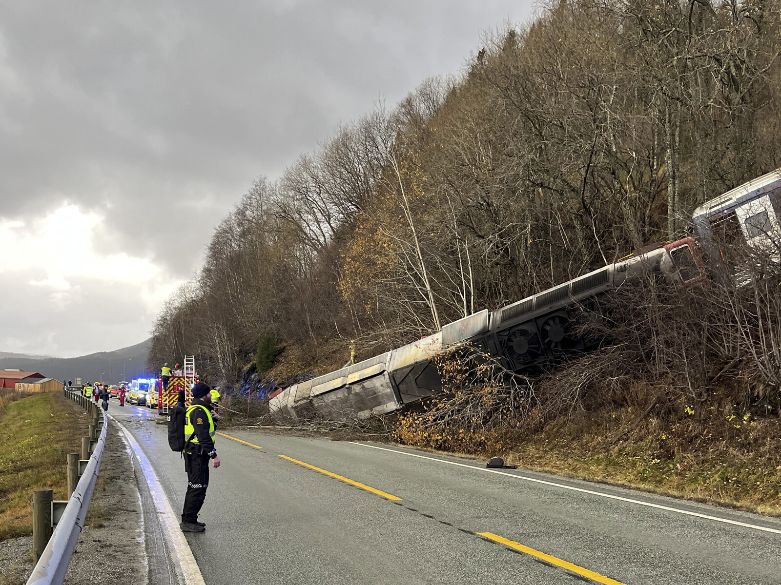 Train derailed in Norway –