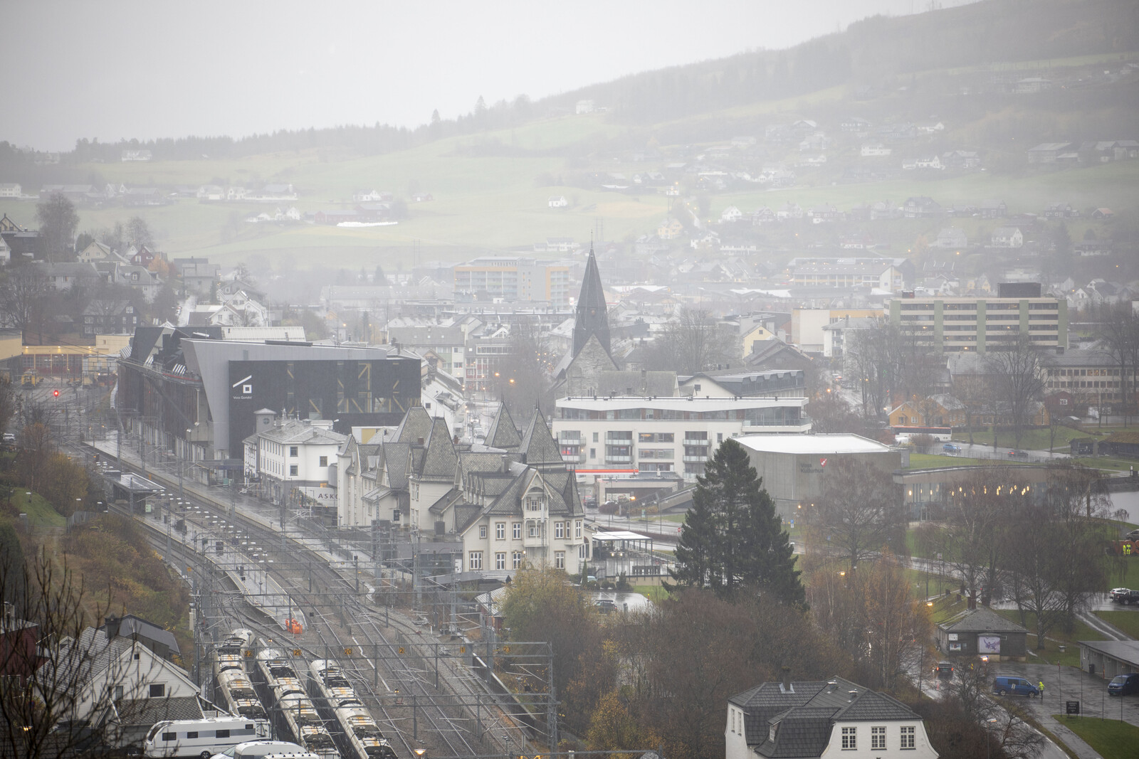 Bad weather in Norway –