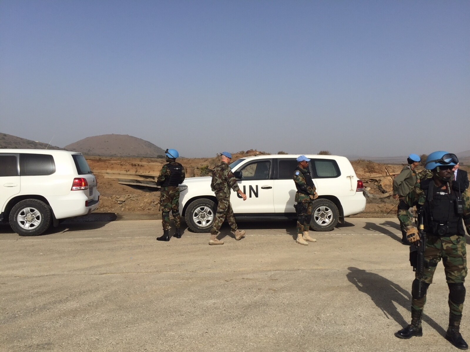 Israel builds near demilitarized zone