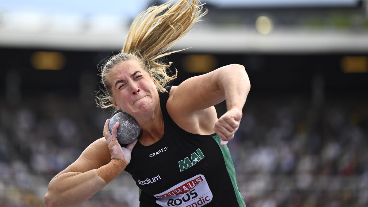 Fanny Roos sets personal best of 19.70m in shot put at Eugene Diamond League meet