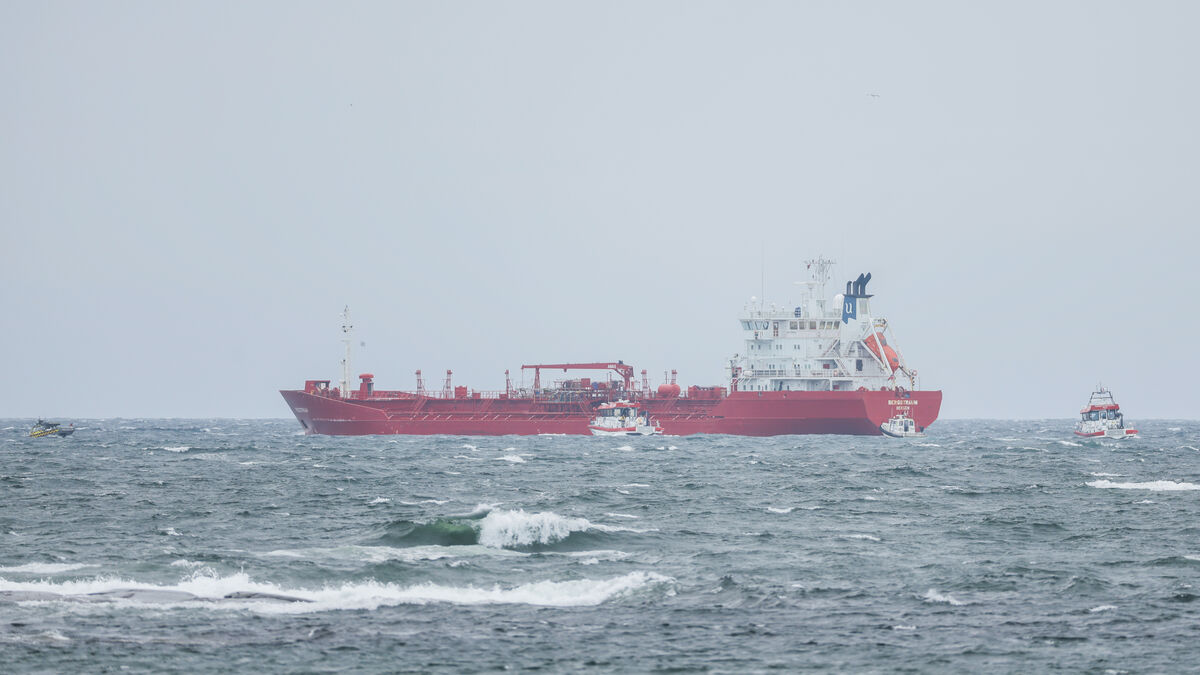 Fire on tanker in southeastern