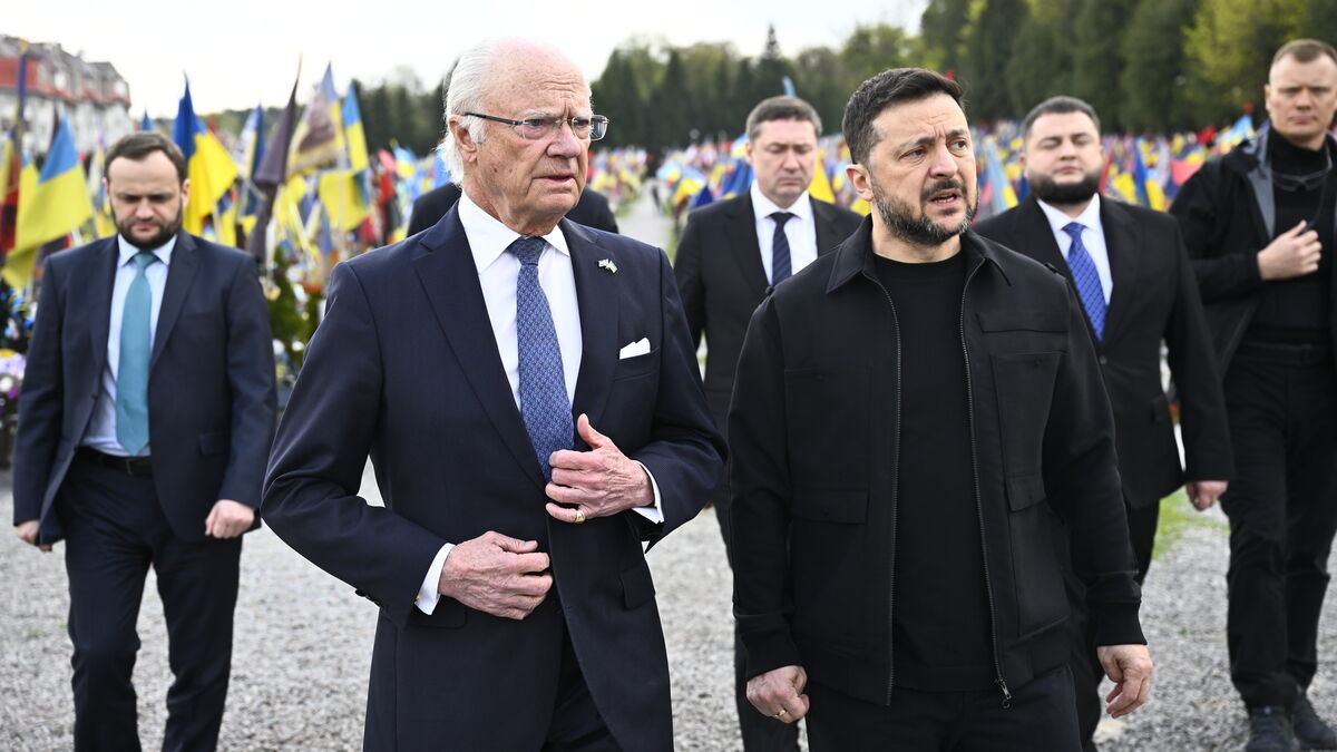 Sweden's king deeply impressed by Zelenskyy during Ukraine visit