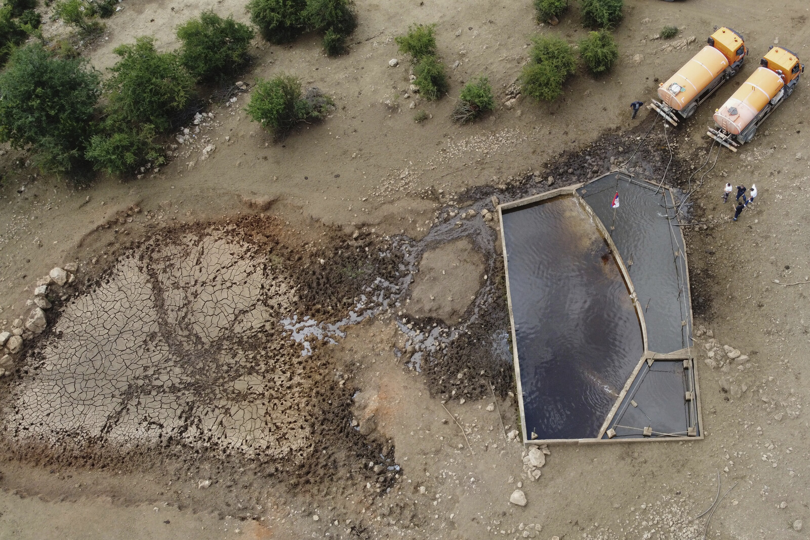 Temporary Water Pools Provide Relief