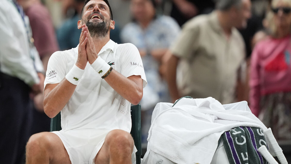 Djokovic reaches Wimbledon semi-finals after five-hour epic against Auger-Aliassime