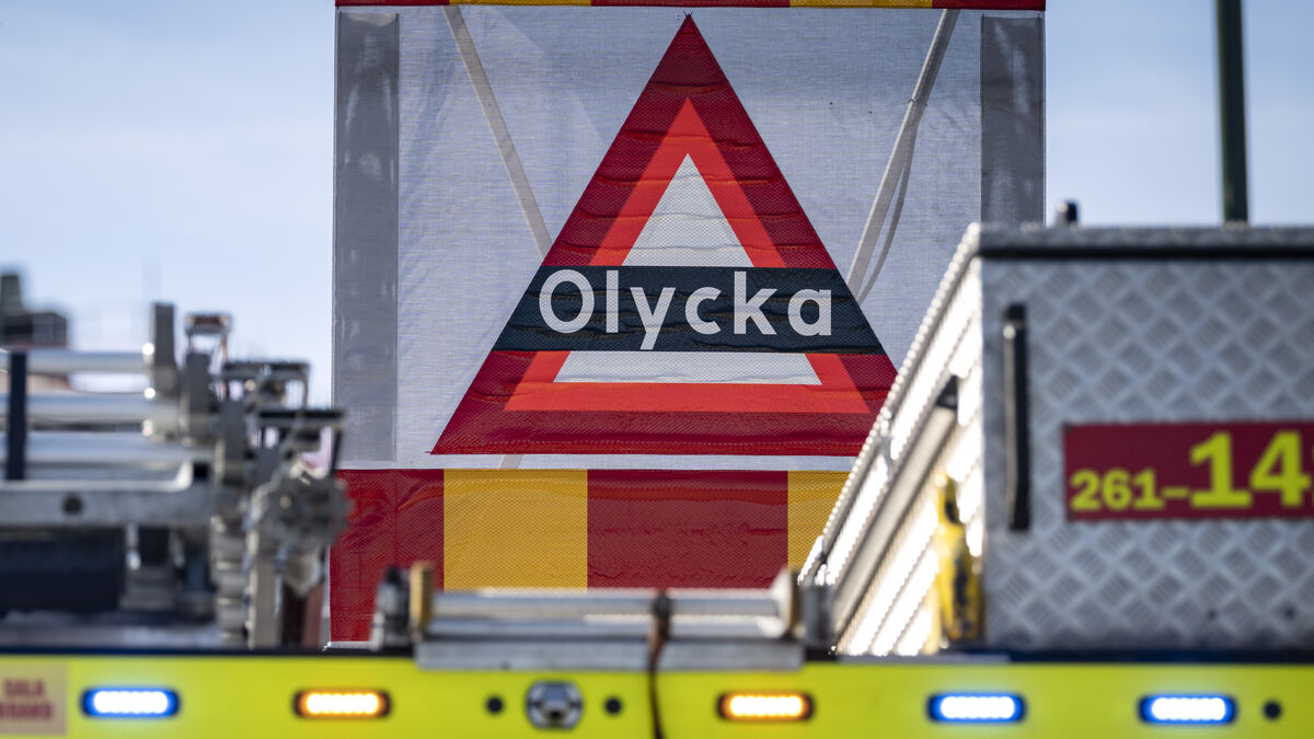 Life-threatening injuries after collision in Skåne
