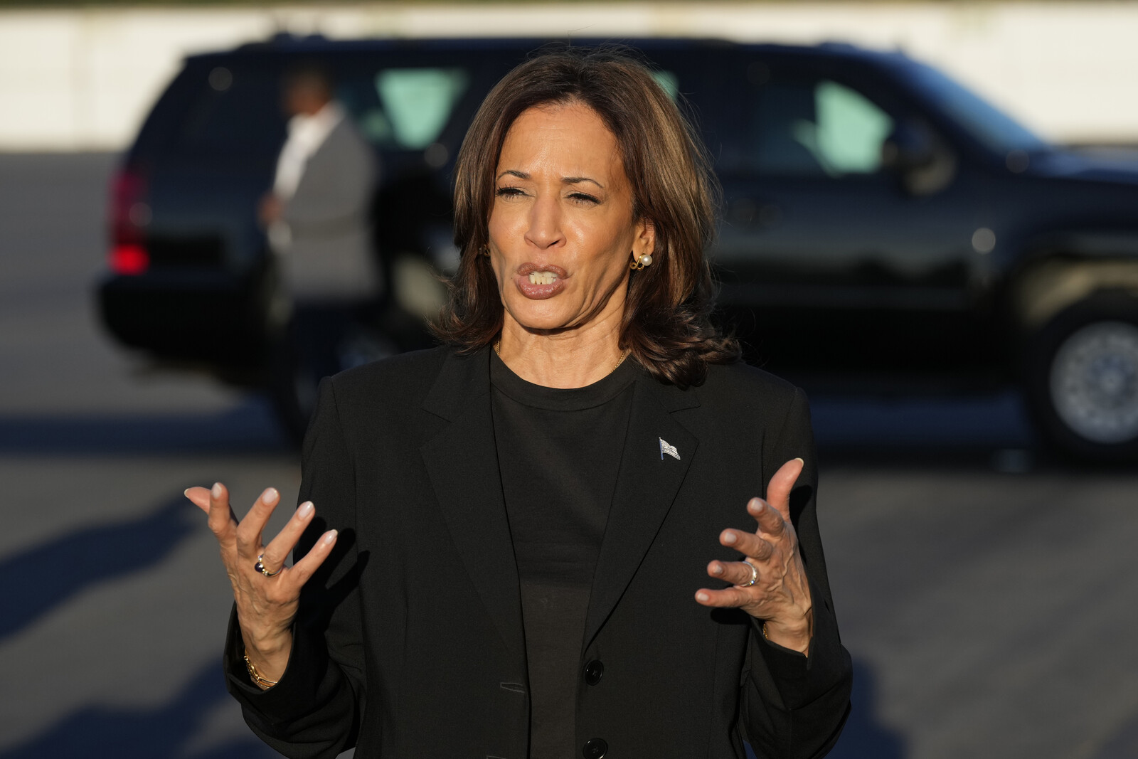 Harris: Not easing the pressure