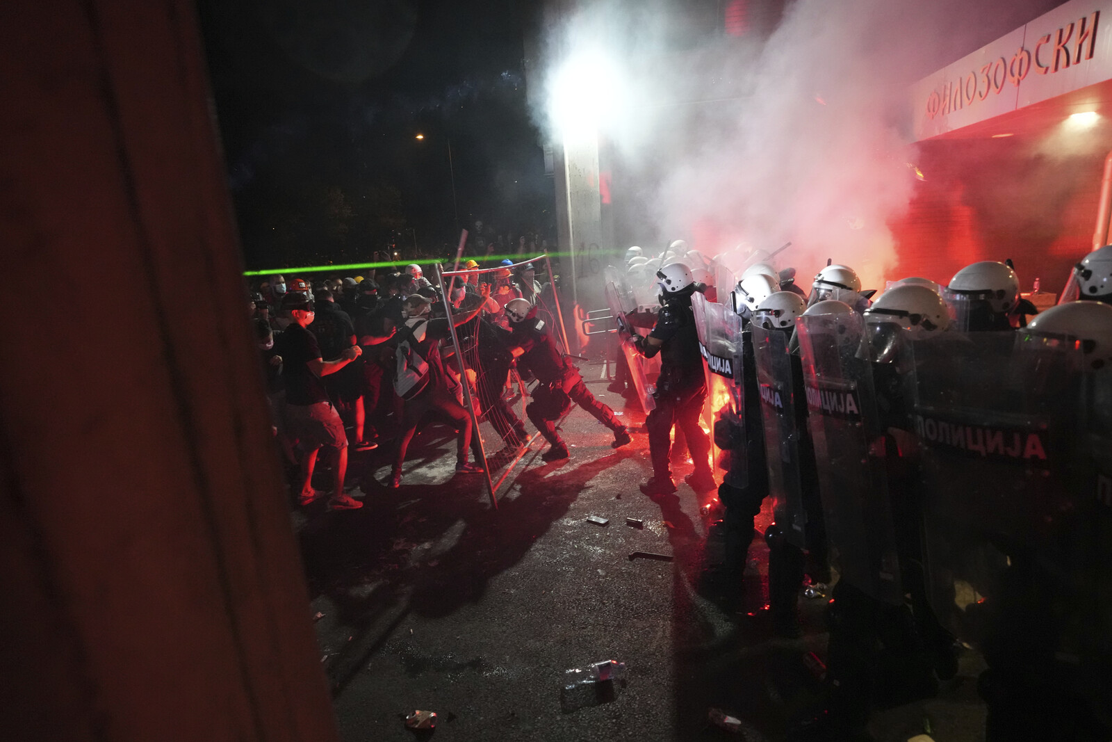 Serbian Police Clash with Protesters in Novi Sad Amid Election Demands