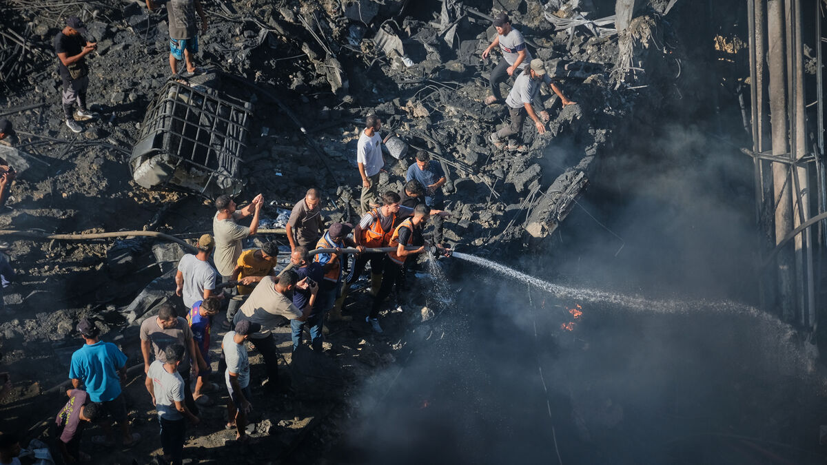 Israeli strikes in Gaza kill at least two children, hospital sources say