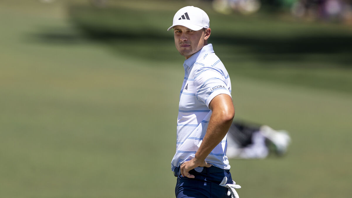 Åberg's hope disappeared into the water at the U.S. Masters - the worst shot of the week